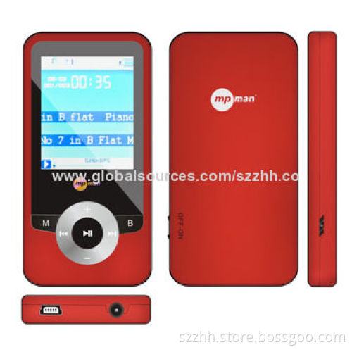 Super Slim MP4 Players, 1.8-inch TFT Screen, Support FM Radio, Voice Recording, E-book Reading